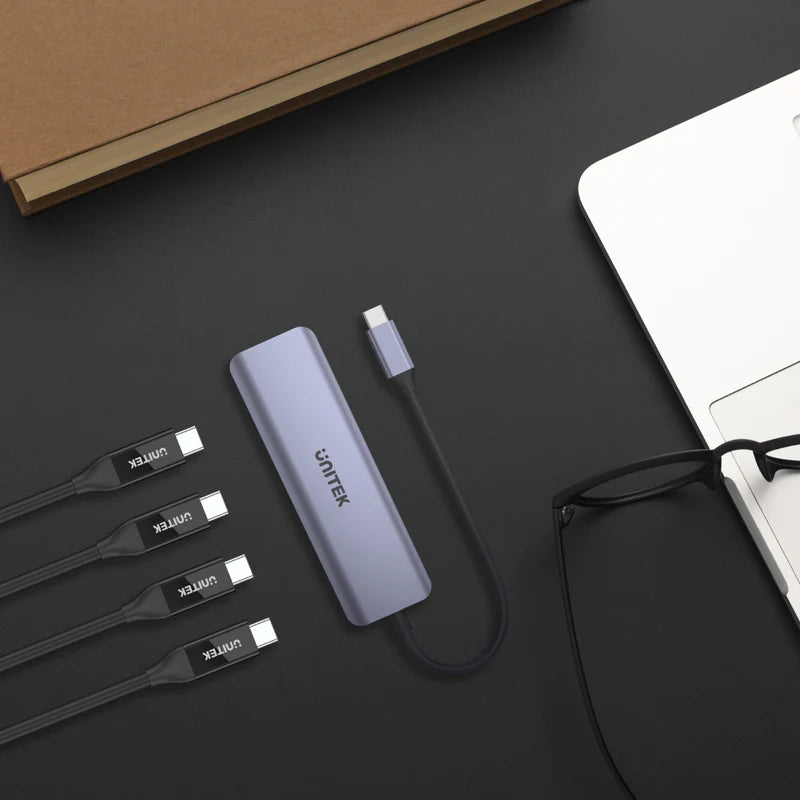 Unitek uHUB Q4 Next Type C to 4 Ports USB-C Hub H1107K | Computer Accessories Unitek uHUB Q4 Next Type C to 4 Ports USB-C Hub H1107K | Computer Accessories