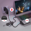 Unitek uHUB Q4 4 Ports Powered USB 3.0 Hub H1111D