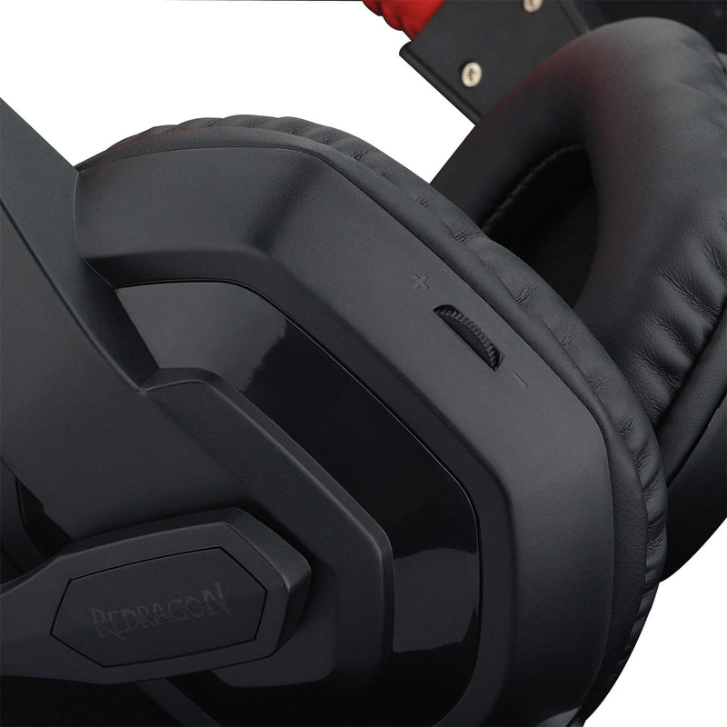 Redragon ARES Gaming Headset with Built-in Noise Reduction Wired Headset Gaming Headphone Black H120