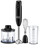 Black & Decker 3 In 1 Hand Blender With Chopper 600W Black HB600-B5