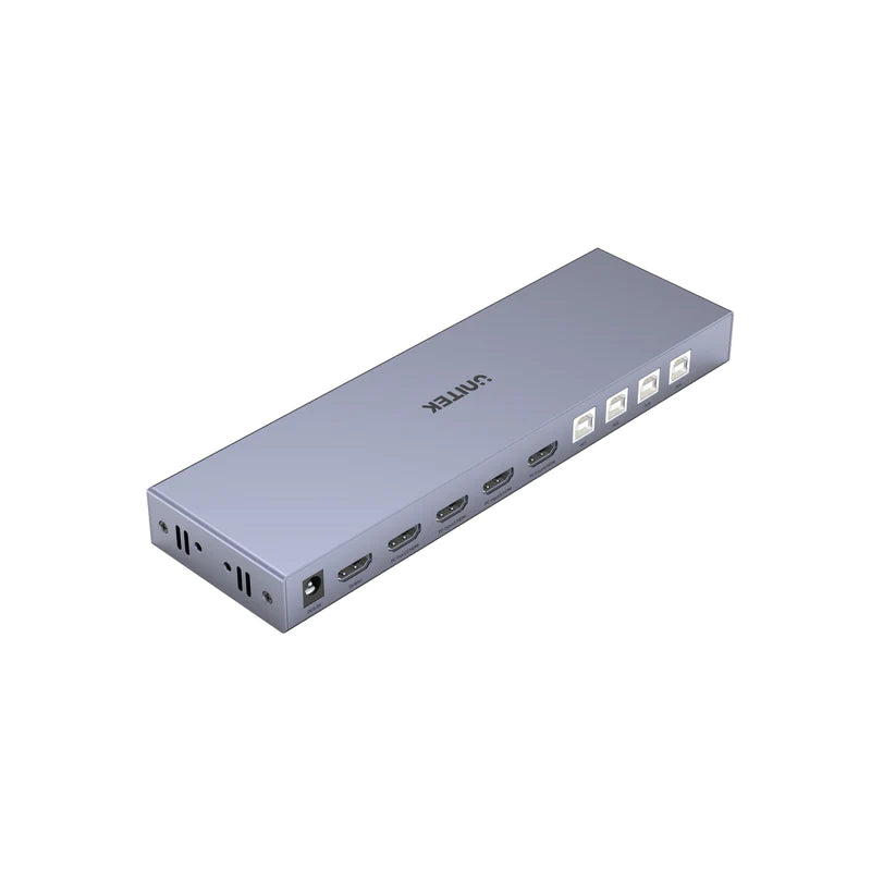 Unitek HDMI 4K 60Hz KVM Switch 4 In 1 Out with 4-Port USB2.0 Hub V306A | Computer Accessories Unitek HDMI 4K 60Hz KVM Switch 4 In 1 Out with 4-Port USB2.0 Hub V306A | Computer Accessories