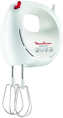 Moulinex Hand Mixer 200W 2 Speed 2 Stainless Steel Whisks 2 Plastic Whisks HM250127