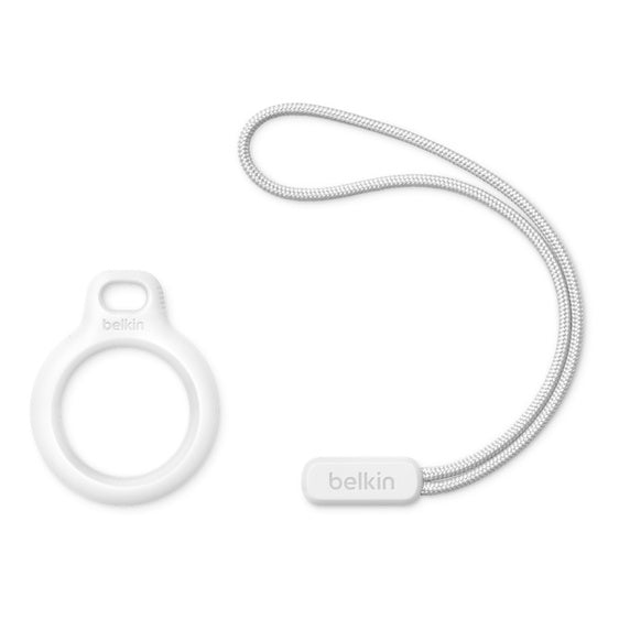 Belkin Secure Holder With Strap For Apple AirTag White F8W974btWHT