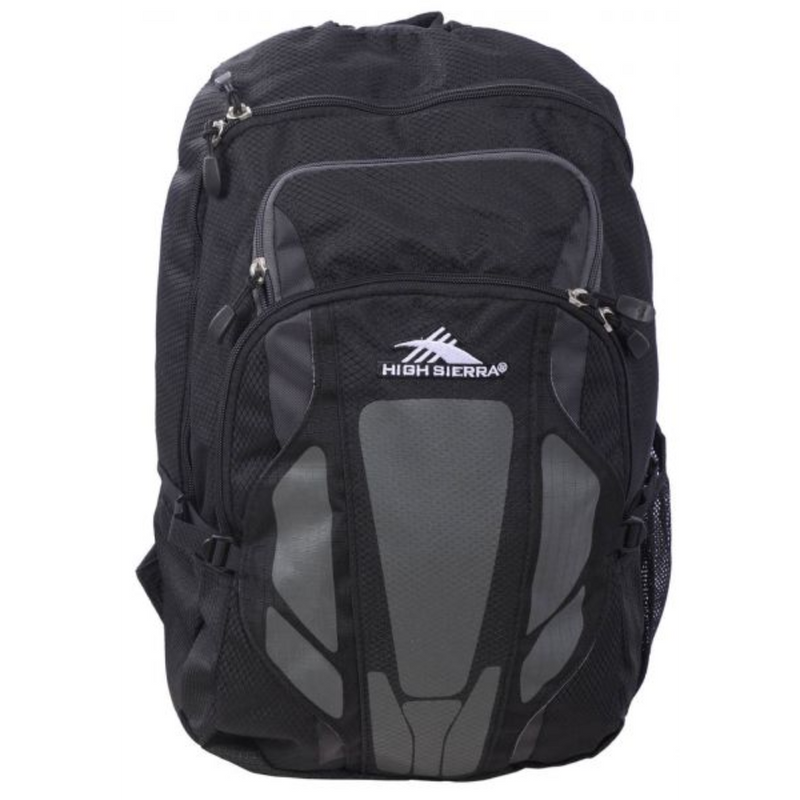 High Sierra Tackle Backpack Black Mercury Regular