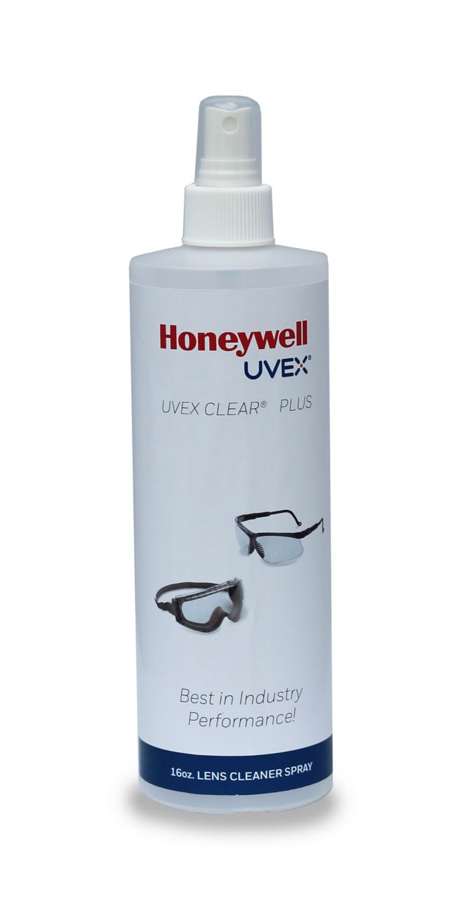 Honeywell UVEX Clear Plus Lens Cleaner Solution 16OZ - 473ml