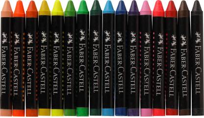 Faber-Castell Wax Crayon Regular  75mm 16color