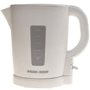 Black & Decker 1.7 Liter Concealed Coil Electric Kettle White and Grey JC250-B5