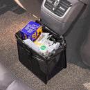 KMMOTORS Garbage Can For Universal Autos Black Jopps-Waste Basket