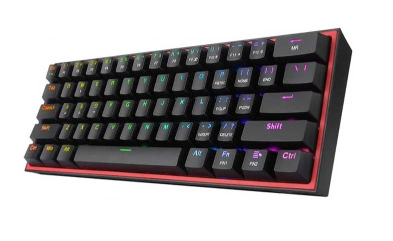 Redragon K617 Fizz 60% Wired RGB Mechanical Gaming Keyboard Black K617-RGB