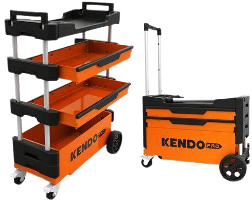 Kendo Foldable Tool Trolley 700 x 380 x 535mm KE90333