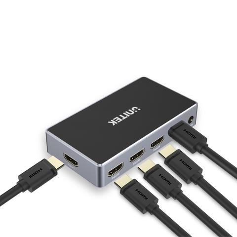 Unitek 4K HDMI 1.4b Switch 5 In 1 Out V1110A