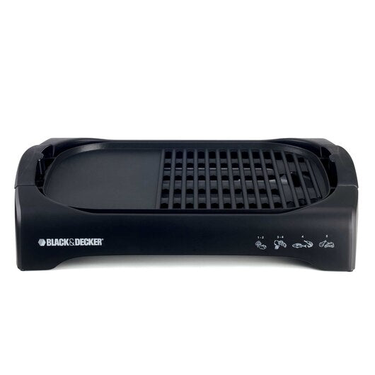 Black & Decker Open Flat Grill With Glass Lid 2200W LGM70-B5