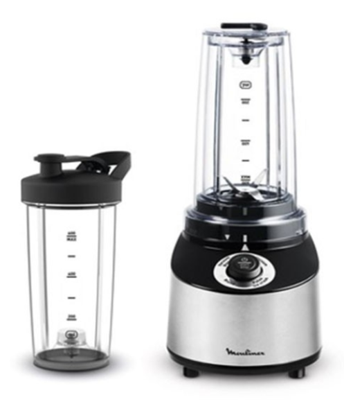 Moulinex Personal Fresh Booster Blender Silver 800 Watts LM181D27