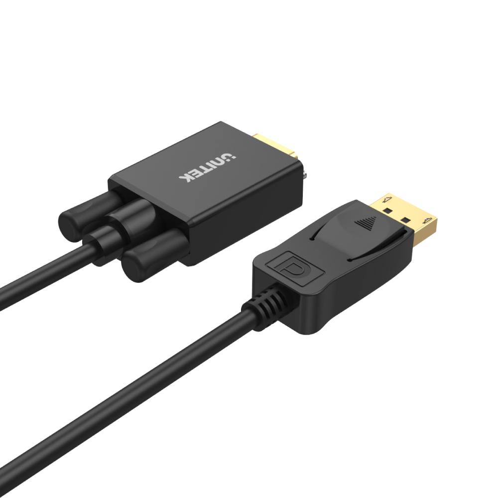 Unitek 1.8M DisplayPort to VGA Male Cable Y-5118F | Computer Accessories Unitek 1.8M DisplayPort to VGA Male Cable Y-5118F | Computer Accessories