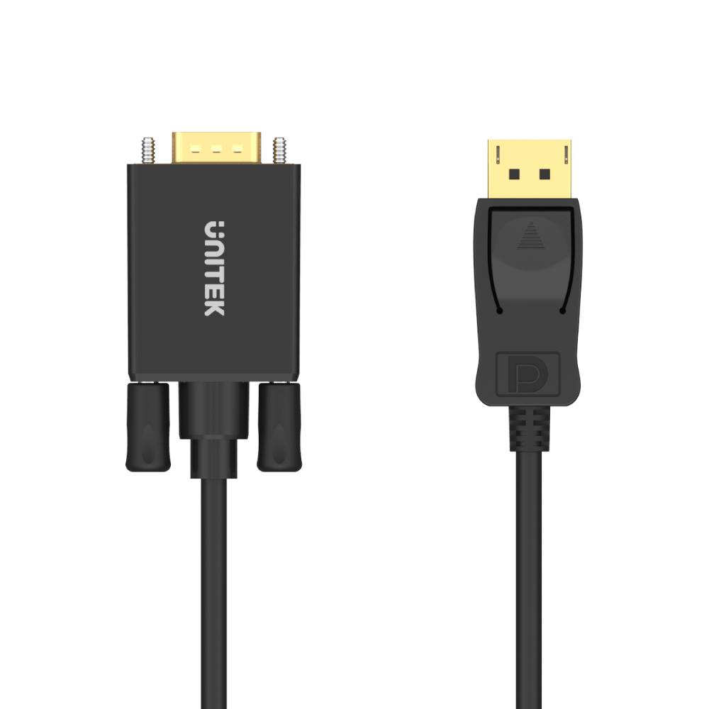 Unitek 1.8M DisplayPort to VGA Male Cable Y-5118F | Computer Accessories Unitek 1.8M DisplayPort to VGA Male Cable Y-5118F | Computer Accessories