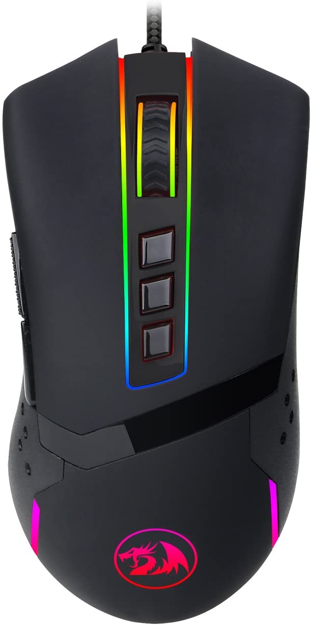 Redragon M712 RGB Gaming Mouse Wired 10000 DP RGB LED Backlit MMO PC Gaming Mouse M712-RGB | Games Redragon M712 RGB Gaming Mouse Wired 10000 DP RGB LED Backlit MMO PC Gaming Mouse M712-RGB | Games