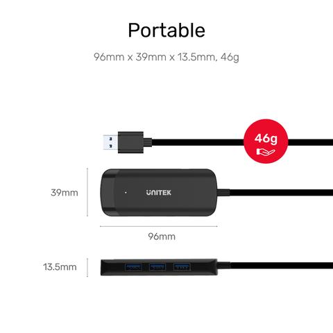 Unitek uHUB Q4 4 Ports Powered USB 3.0 Hub with 1.5m Cable H1111E | Computer Accessories Unitek uHUB Q4 4 Ports Powered USB 3.0 Hub with 1.5m Cable H1111E | Computer Accessories