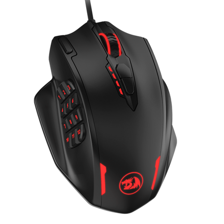 Redragon M908 IMPACT MMO Gaming Mouse 12,400 DPI High Precision Laser Mouse for PC | Games Redragon M908 IMPACT MMO Gaming Mouse 12,400 DPI High Precision Laser Mouse for PC | Games