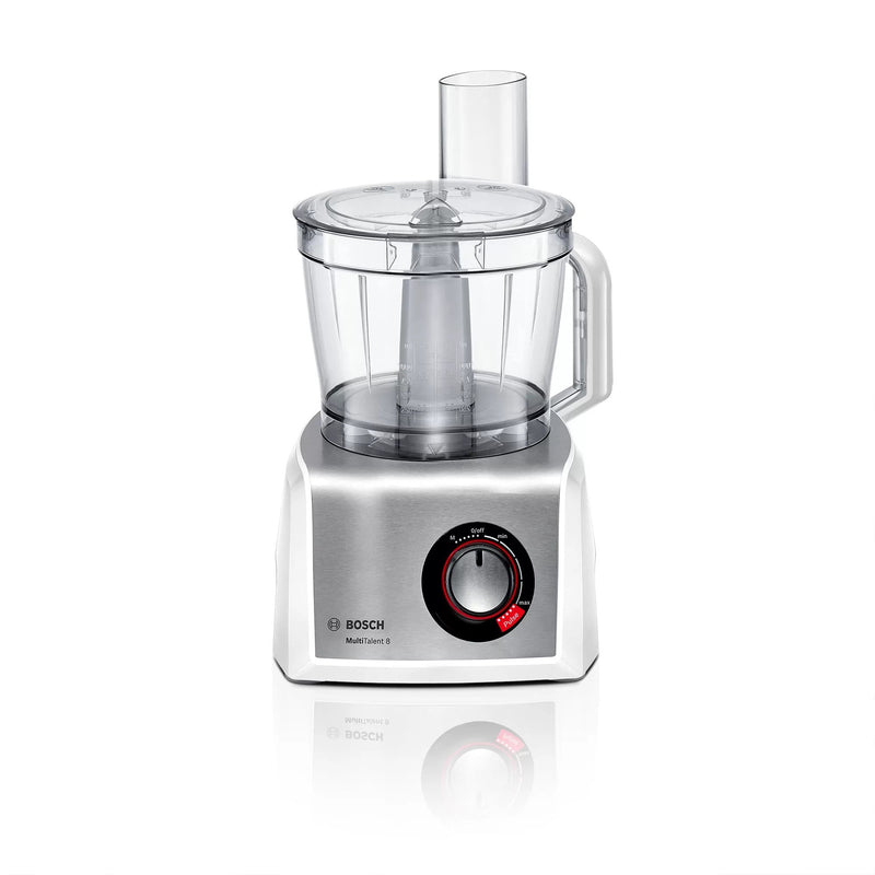 Bosch Food Processor Multi Talent 8 1200w White Brushed Stainless Steel MC812S734G