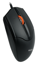 Meetion USB Corded 3 Buttons Optical Mouse Black MT-A1