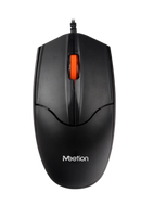 Meetion USB Corded 3 Buttons Optical Mouse Black MT-A1