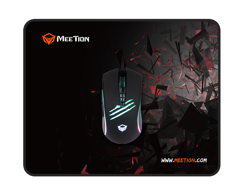Meetion Wired Gaming Mouse And Pad Combo MT-C011 | Games Meetion Wired Gaming Mouse And Pad Combo MT-C011 | Games