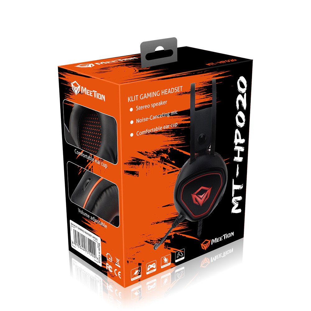Meetion USB Backlit Gaming Headset with Audio & USB MT-HP020 | Games Meetion USB Backlit Gaming Headset with Audio & USB MT-HP020 | Games