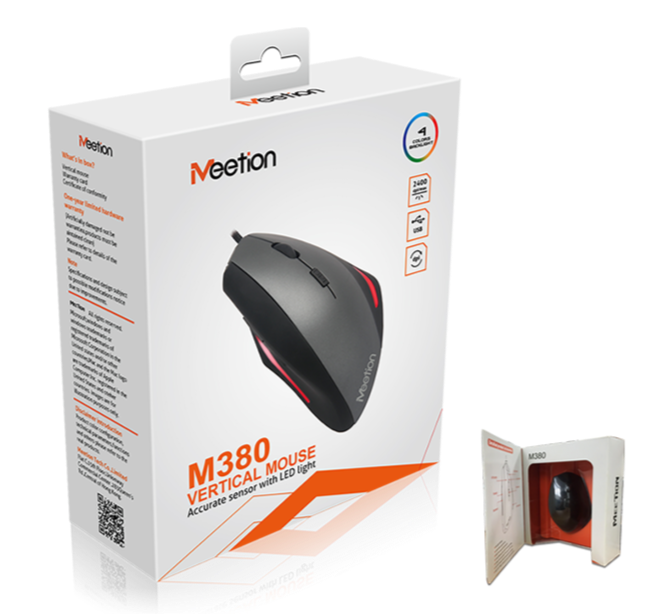 Meetion Ergonomic USB Vertical Mouse MT-M380