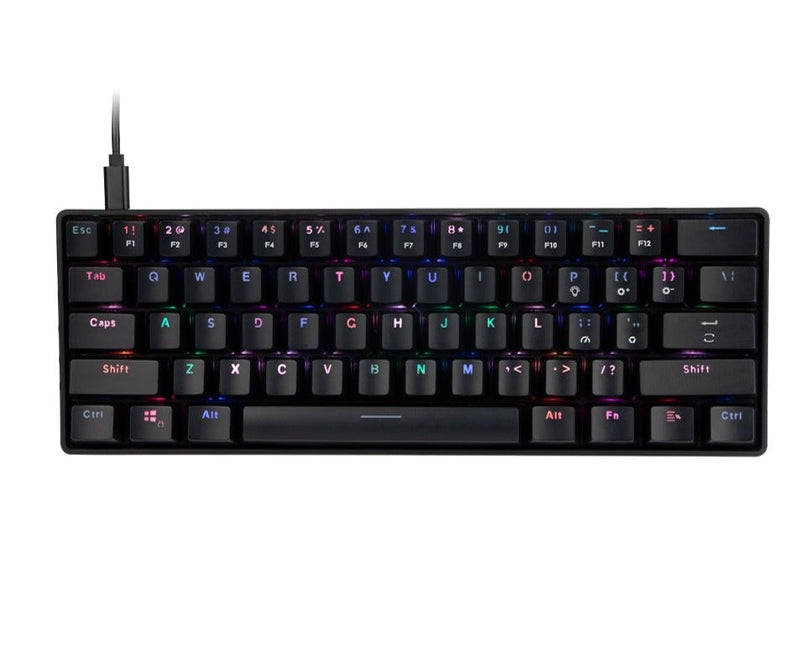 Meetion Mechanical Keyboard Rainbow With Type C And Bluetooth Mini MT-MK005BT