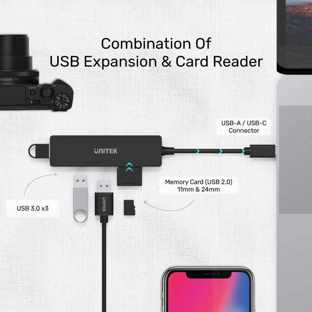 Unitek USB3.1 Gen1 Type-A Hub H1108A | Computer Accessories Unitek USB3.1 Gen1 Type-A Hub H1108A | Computer Accessories