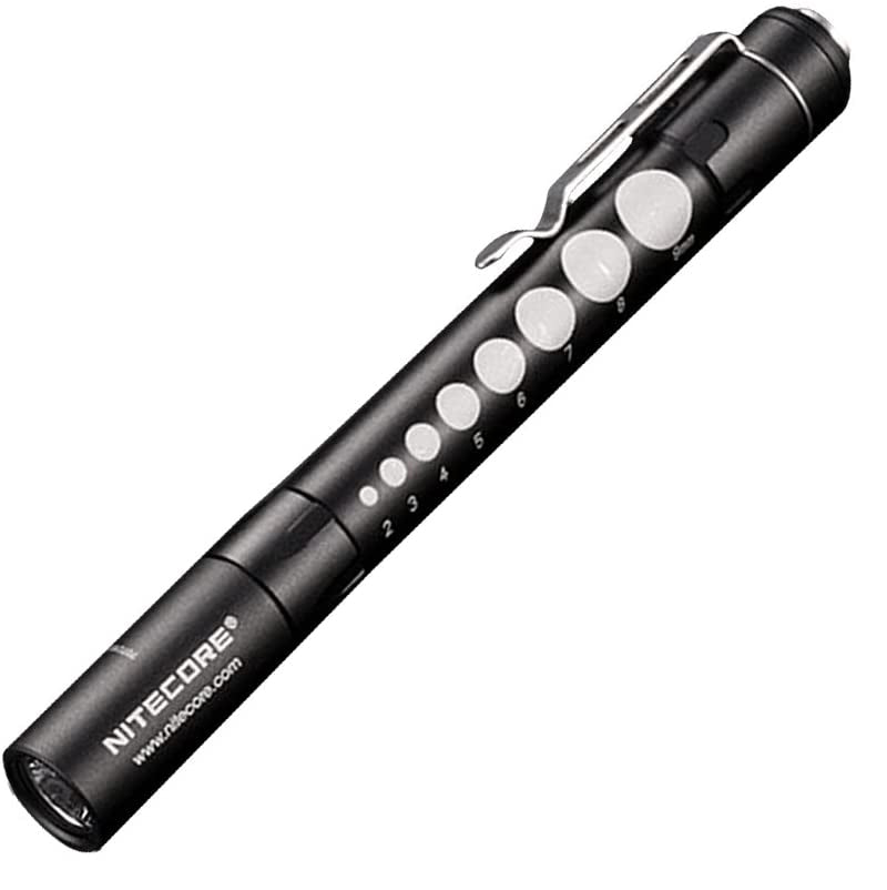Nitecore LED Medical Pen Light Flashlight 180 Lumens Without Battery MT06MD