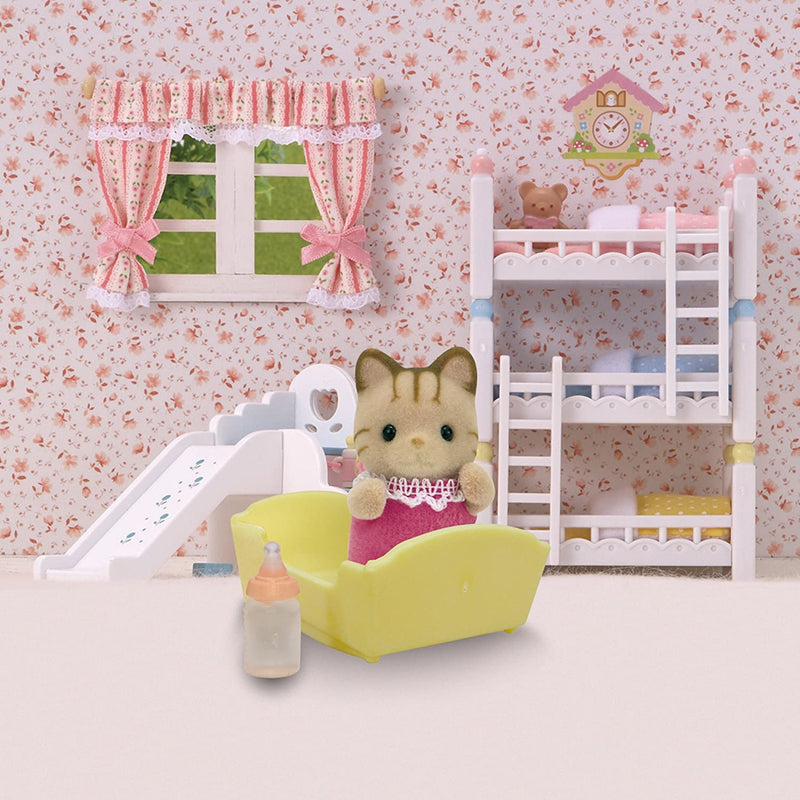 Sylvanian Family Striped Cat Baby