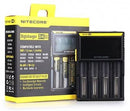 Nitecore D4 EU Intelligent Digicharger (AA, AAA, Li-ion, IMR, Ni-MH/Ni-Cd, LiFe04, 18650) Camera Battery Charger  (Black, Yellow)