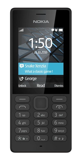 Nokia 150 0.3MP Camera Dual Sim Mobile Phone Black Nk150