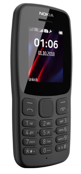 Nokia 106 Dual Sim Mobile Phone Grey  Nk106