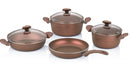Optimum Non-Stick cookware 7 Pcs Set - Copper