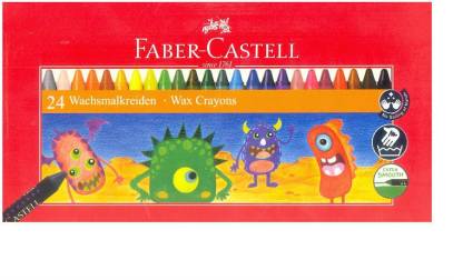 Faber-Castell Wax Crayon Regular 75mm 24color