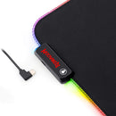 Redragon P026-RGB Pluto LED Large Gaming Mouse Pad Soft Matt with Nonslip Base Stitched Edges 330 x 260 x 3mm