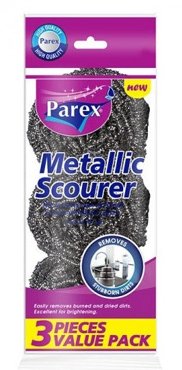 Parex Metallic Scourer Regular 3 Pieces