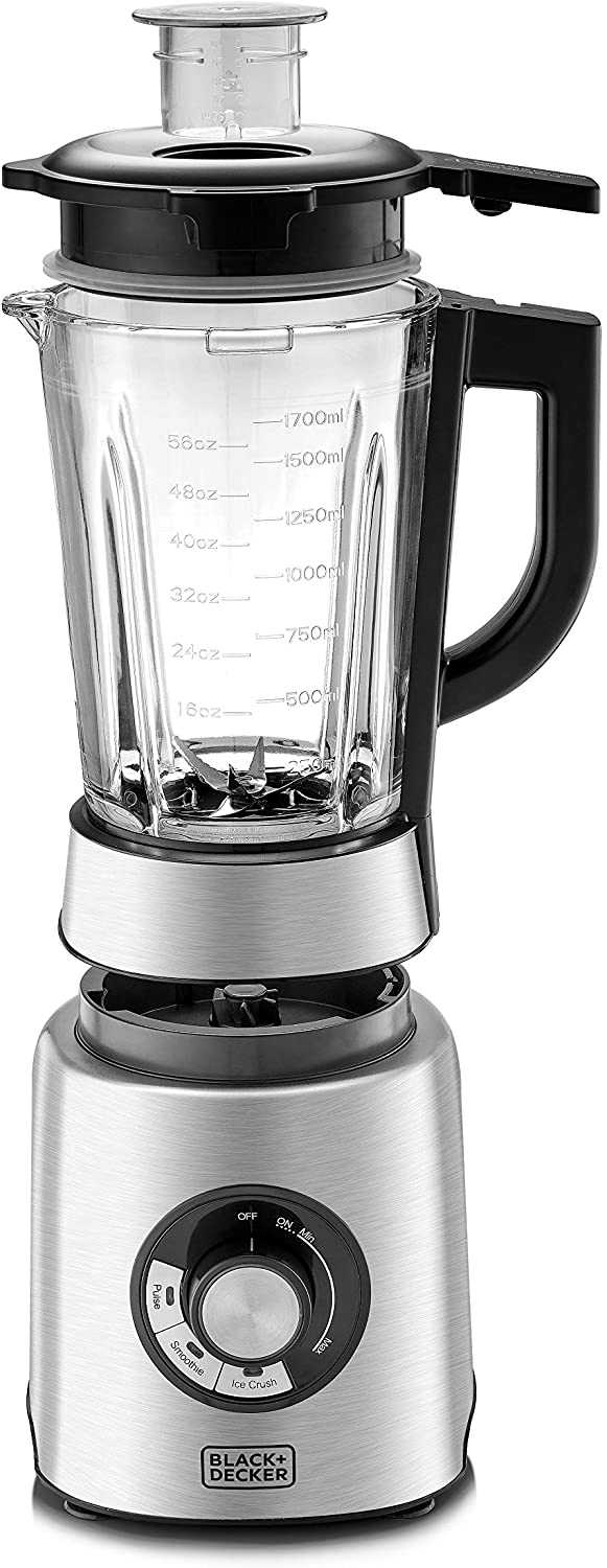 Black & Decker High Power Premium Blender With Glass Jar 1200W PB120-B5