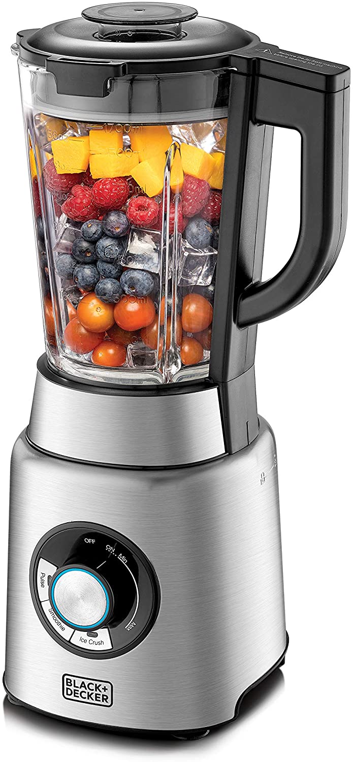 Black & Decker High Power Premium Blender With Glass Jar 1200W PB120-B5