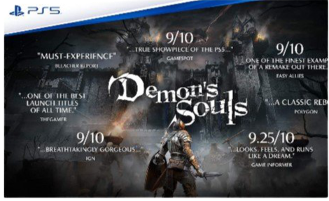 Sony Playstation Demons Soul PS5 PPSA-01341/MEA
