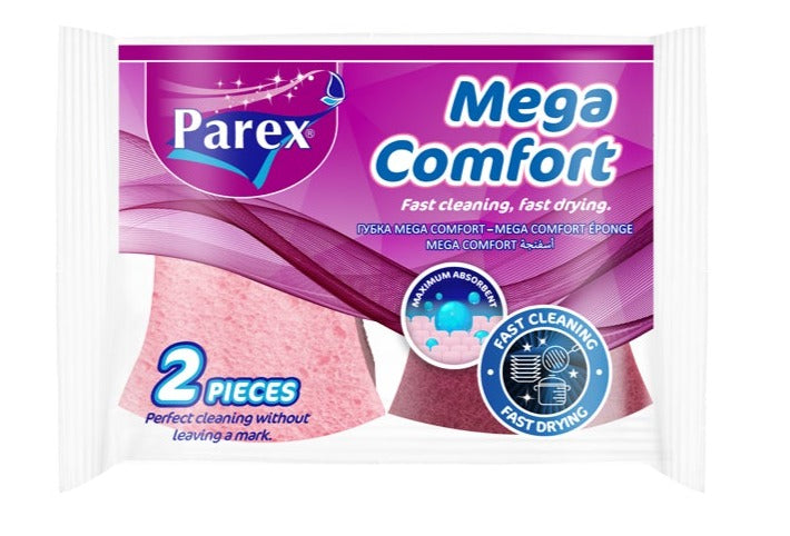 Parex Mega Comfort Sponge Regular 2 Pieces