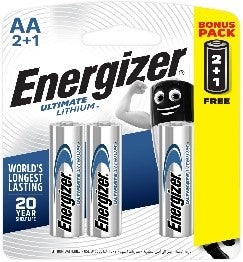 Energizer Ult Li AA BP2+1