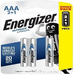 Energizer Ult Li AAA BP2+1