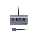 Unitek USB3.0 4-Port Aluminium Hub, Space Grey