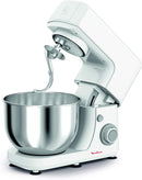 Moulinex 800W 4.8Ltr Steel Bowl Kitchen Machine White QA150127