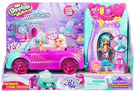 SHOPKINS HAPPY PLACES MERMAID CONVERTIBLE CORAL CRUISER