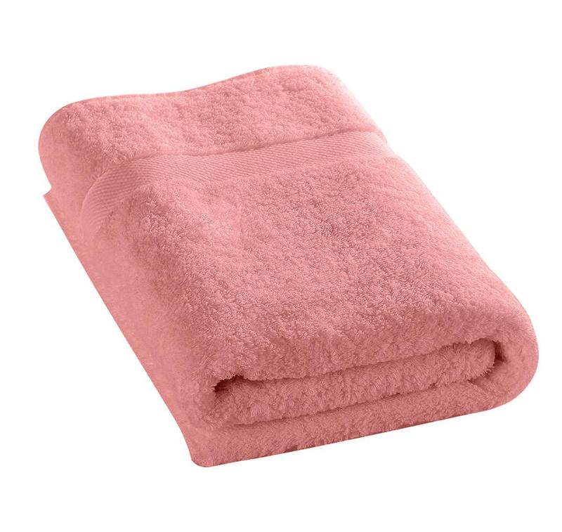 Royal Blue Bath Towel 70 x 140cm Dusty Pink Regular
