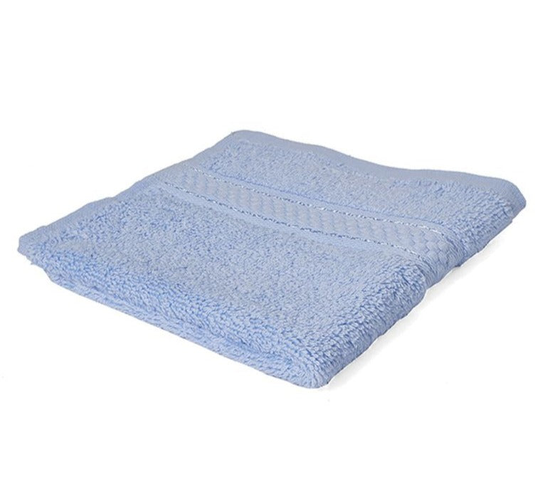 Royal Blue Face Towel 33 x 33cm Sky Blue Regular